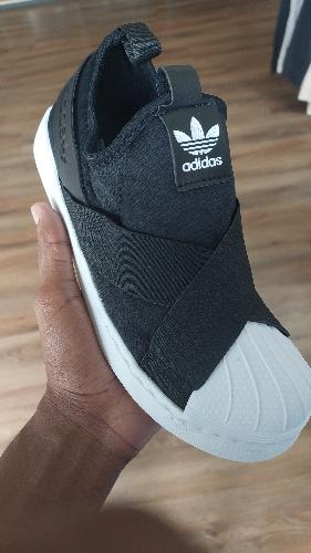 Adidas Slip-on Preto Branco N°35
