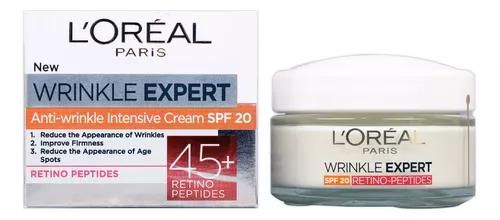 L'oreal: Peptidos, Retinol y SPF20