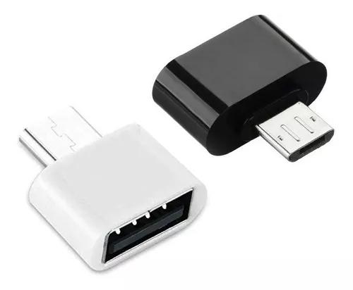 Adaptador Conector Otg Micro Usb V8 Hembra Celular Memorias