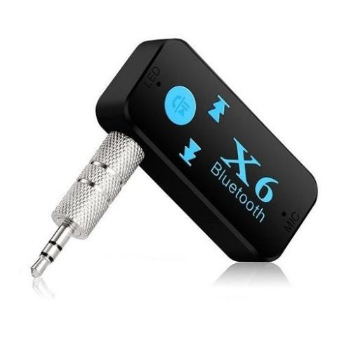 Adaptador Bluetooth X6 con Plug - Jack 3.5mm para Carro