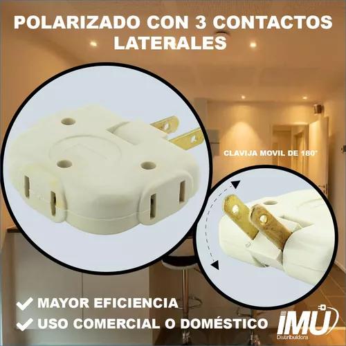 
Adaptador Mulicontacto Sanelec 3 Toma Polarizado 