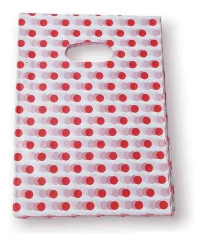 100 Bolsas De Polipapel Decorada De 35x24cm