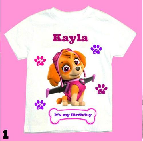 Camisetas Blancas de poliéster Para Cumpleaños  