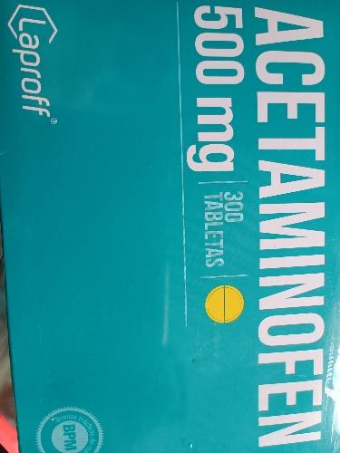Acetaminofen 500mg