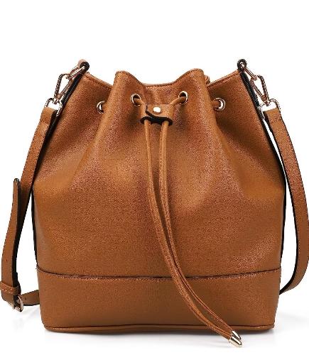 AFKOMST Bolsas de cubo y monederos para mujer con cordón y 2 correas desmontables