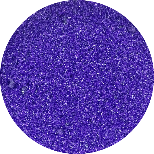 Cristal de azúcar violeta