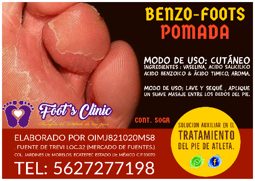 BenzoFoots Pomada 50gr