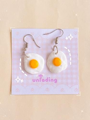 Aretes de Huevo frito