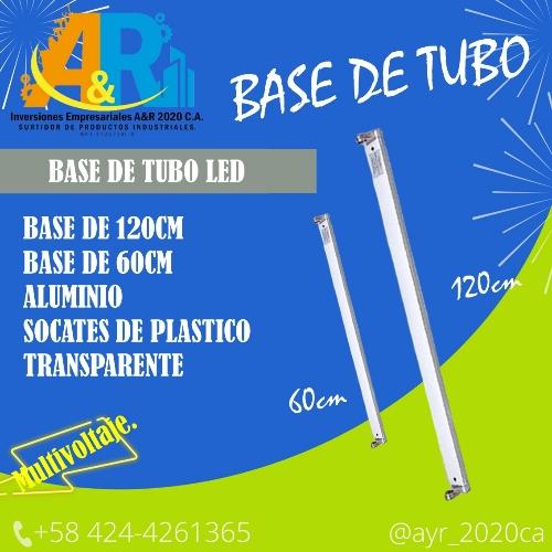 Base para Tubo Led 60CM (Sin Tubo)