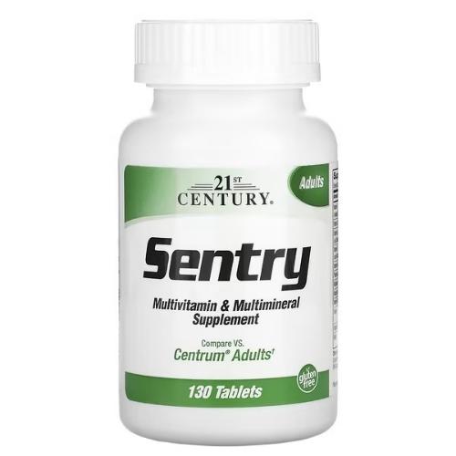 21 st Century / Sentry / Multivitamínico y Multimineral Suplemento / Centrum Adultos / 130 TAB.