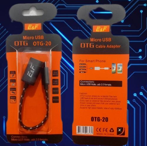 Adaptador E&F OTG V8