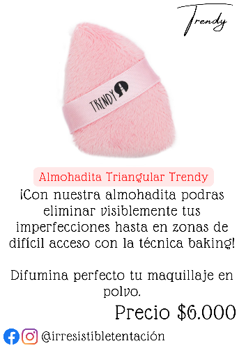 Almohadita Triangular Trendy
