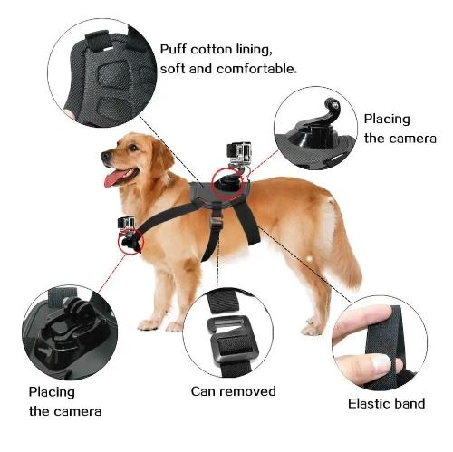 Arnés para perro gopro