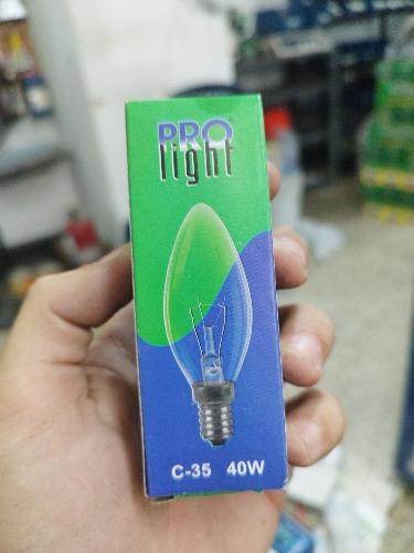 BOMBILLO TIPO VELA INCANDESCENTE 40W