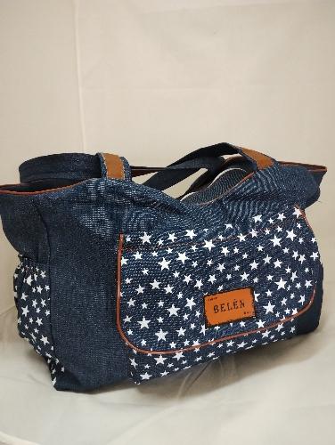 Bolso maternal de jean