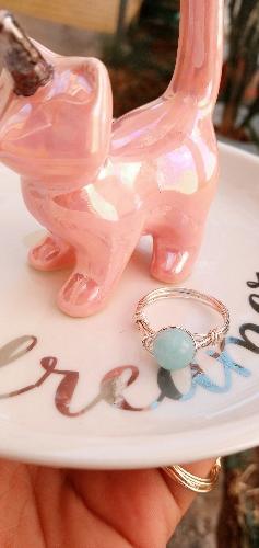 Anillo Aquamarina