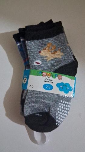 6  par meia infantil
