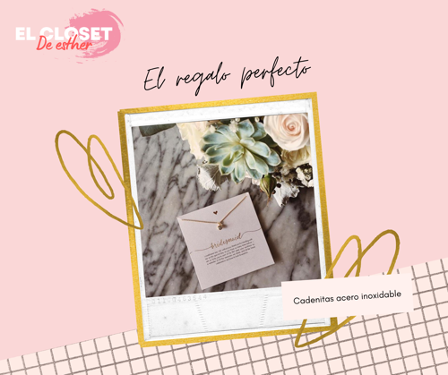 Cadenita con dije cristal verde