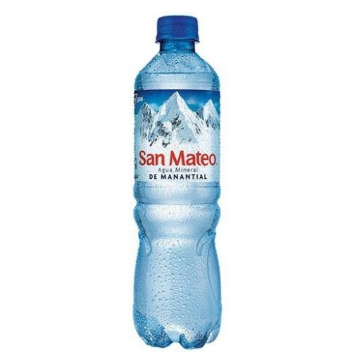 AGUA SAN MATEO CON GAS BT 600 ML