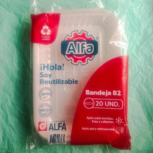 BANDEJA ALFA B2 PACK 20 UND