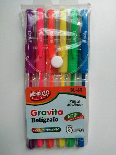 Bolígrafos de gel, colores muy vivos