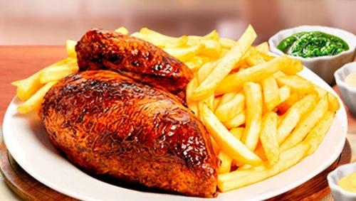 1/4 de pollo al cilindro