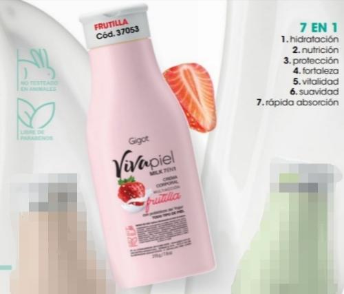 7 en 1 crema corporal Frutilla