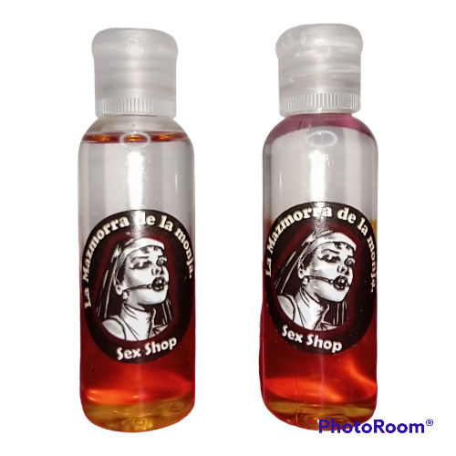 Aceite caliente comestible para masajes