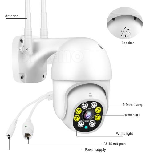 Camara De Seguridad Inteligente Wifi Domo PTZ Exterior AL-6
