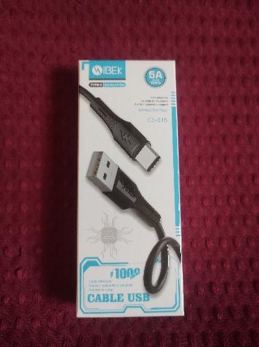 Cable de datos/carga USB a tipoC