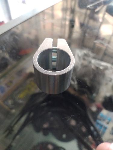 Abrazadera BMX 25.4 silver