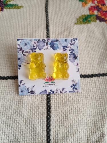 Aretes de panditas de piña 