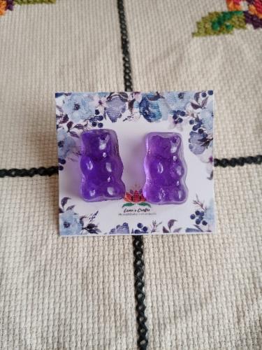 Aretes de panditas de uva 
