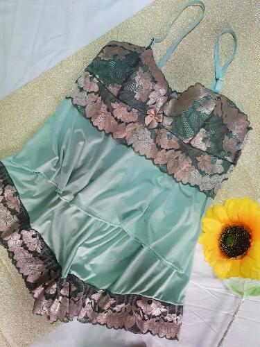 Baby Doll Alice Verde - Tam M