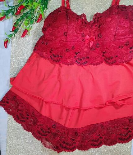 Baby Doll Alice Vermelho - Tam M