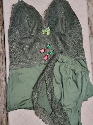 Baby Doll Alice Verde - Tam GG
