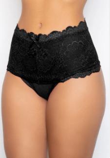 Calcinha Conforto Modelo Cinta Em Renda - Tam GG
