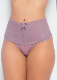 Calcinha Conforto Modelo Cinta Em Renda - Tam M
