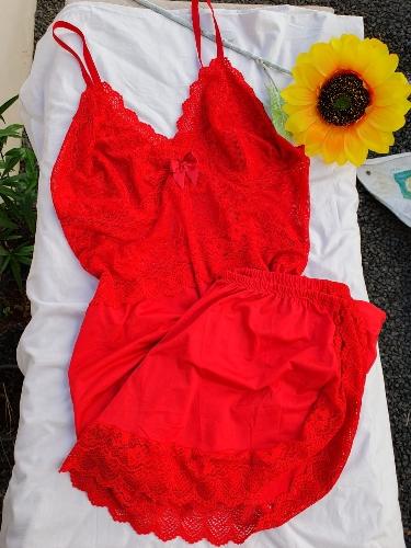 Baby doll Alice Vermelho- Tam GG