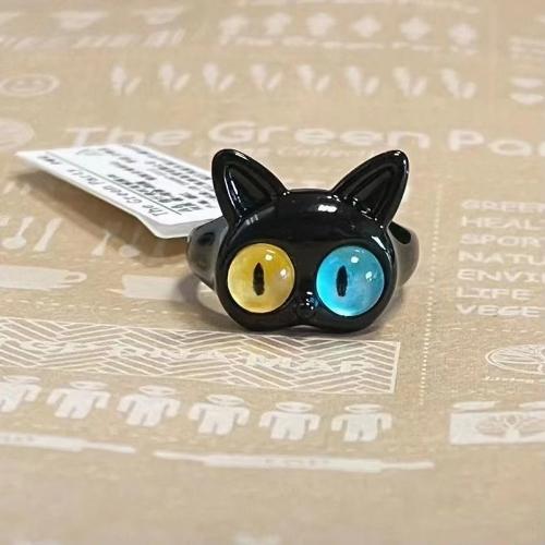 Anillo gato negro