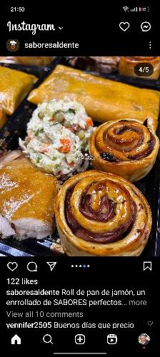 Mini Plato Navideño Bollito Ensalada de Gallina y 2 Rolls de Jamón