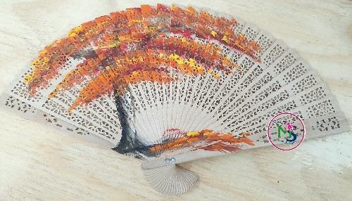 Abanicos Pintados a Mano 