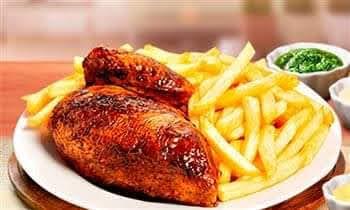 1/4 de pollo a la brasa