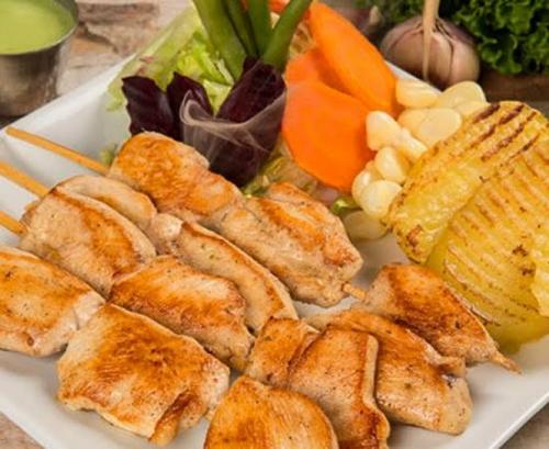 Anticuchos de pollo