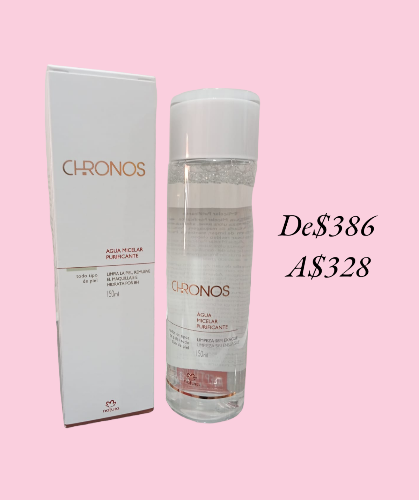Agua micelar chronos 