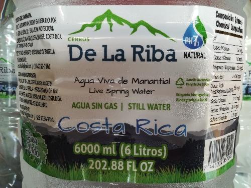 Agua embotellada De La Riba 6 litros