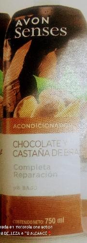 Acondicionador  Sin sal Chocolate y castaña d brasil Avon