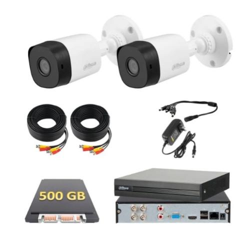 Kit 2 Cámaras de seguridad 2MP C