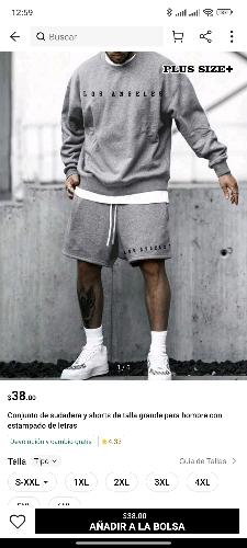 Conjunto Caballero Gris 2 Pzas 