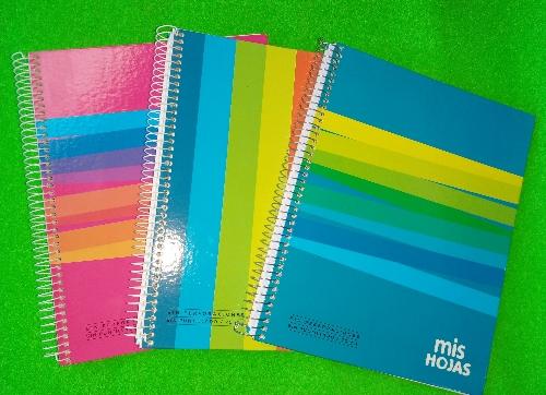 Cuaderno tapa dura ~ mis hojas x 100 h 